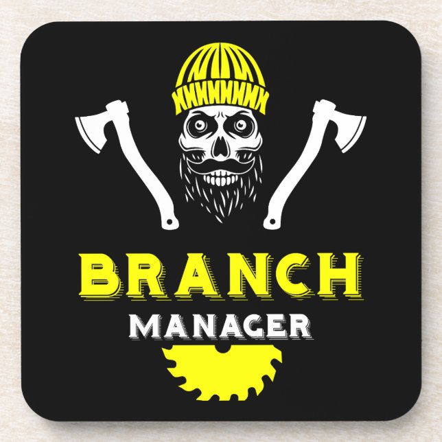 Arborist Tree Surgeon Getränkeuntersetzer (Vorderseite)