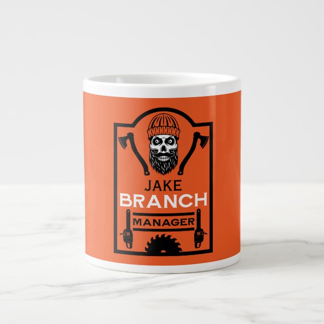 Arborist Tree Surgeon Jumbo-Tasse (Vorderseite)