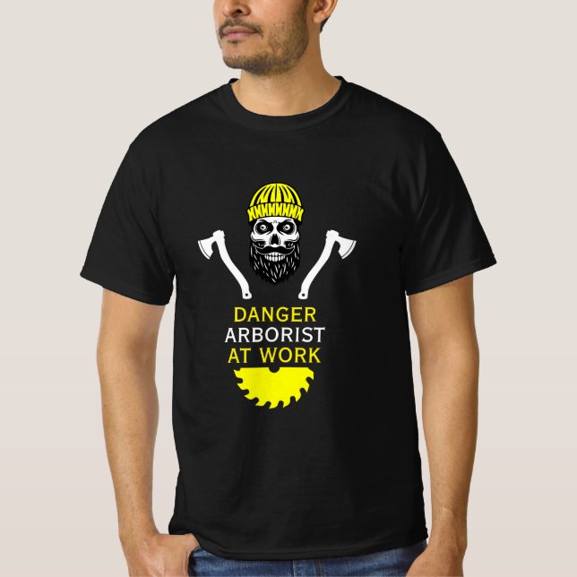 Arborist Tree Surgeon T-Shirt (Vorderseite)
