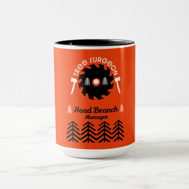 Arborist Tree Surgeon Tasse (Zentrum)