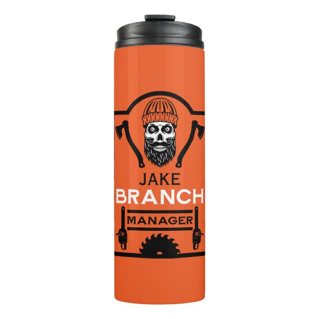 Arborist Tree Surgeon Thermosbecher (Vorderseite)