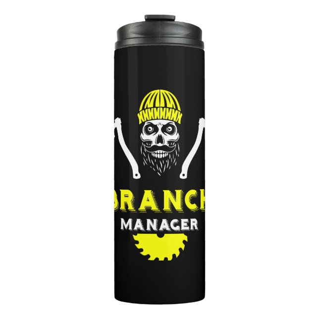 Arborist Tree Surgeon Thermosbecher (Vorderseite)