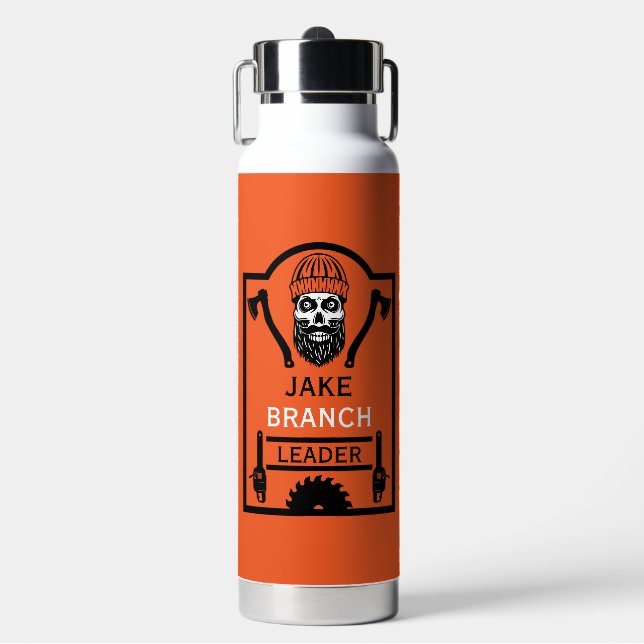Arborist Tree Surgeon Trinkflasche (Vorderseite)