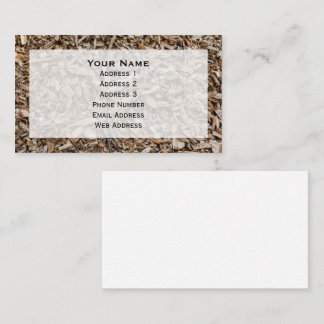 Arborist Wood Chips Background Visitenkarte