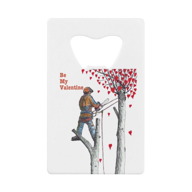 Arboriste Carte Valentine (Devant)