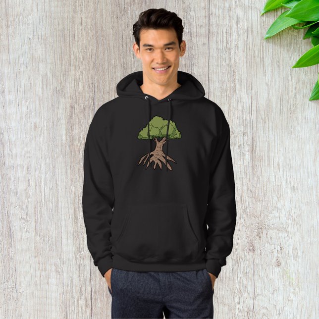 Arbre avec longues racines Sweat - shirt à capuche (Créateur téléchargé)