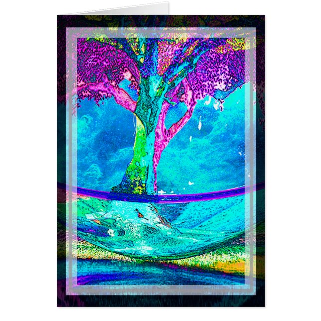 Arbre coloré d'illustration de la vie par Amelia (Devant)