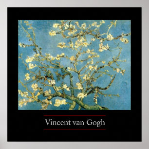 Arbre d'amande en fleurs par van Gogh Poster Impri