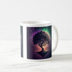 Arbre dans la Mug classique de l'espace, 11 oz