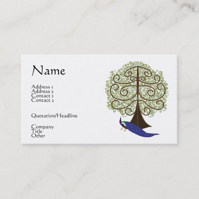 Arbre de carte de société d'assurance-vie/de carte (Devant)