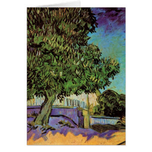 Arbre de châtaigne dans la fleur par Vincent van