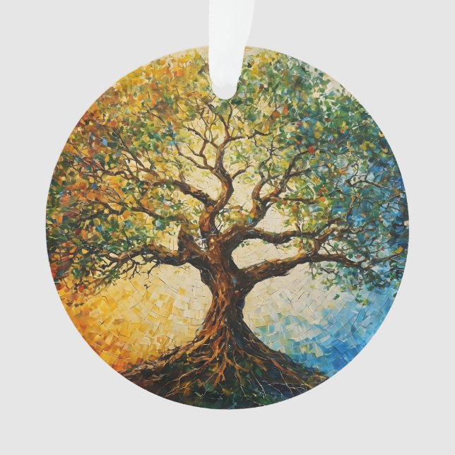 Arbre de connaissances - Peinture à l'huile (devant)