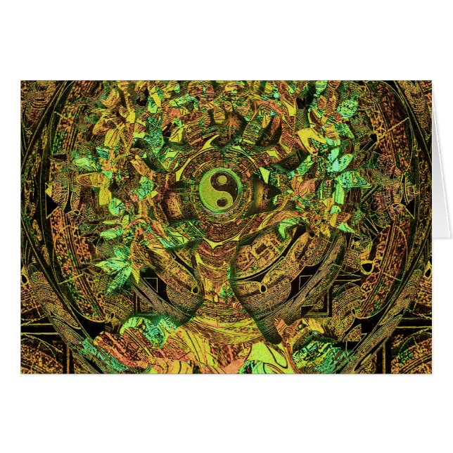 Arbre de danse de mandala de la vie (Devant horizontal)