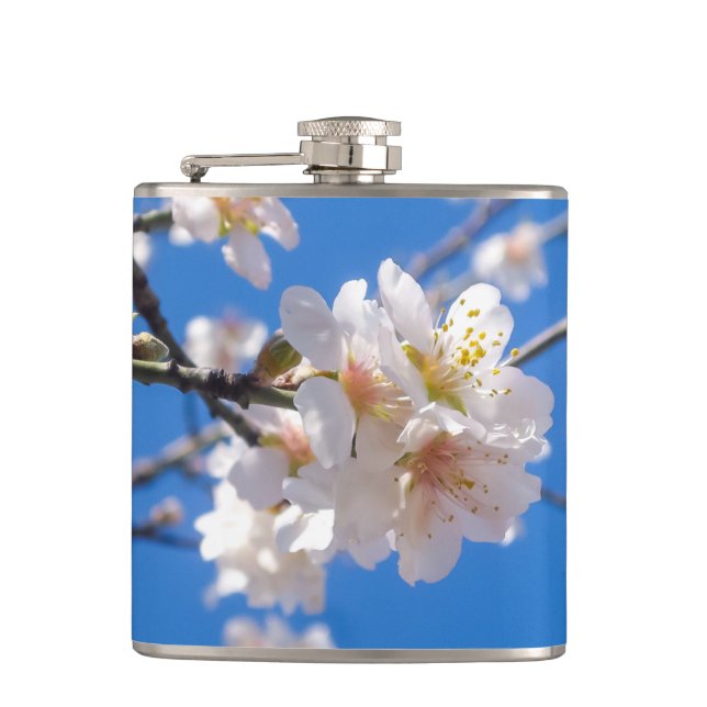 Arbre de fleurs monogramme personnalisé flacon (Devant)