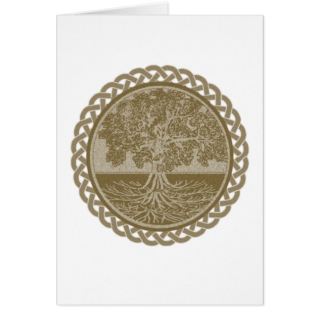 Arbre de la vie dans le brun (Devant)