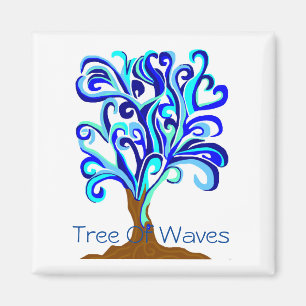 Arbre de magnet des vagues