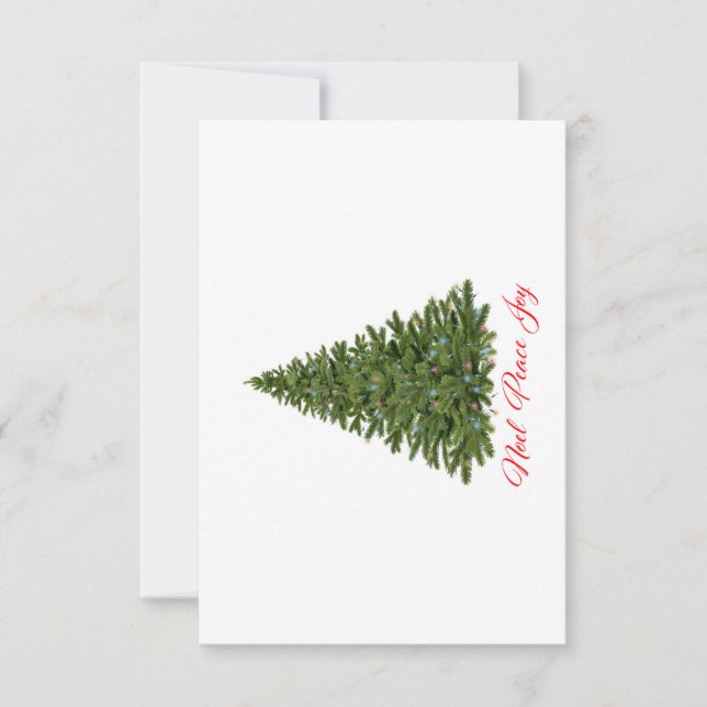 Arbre de masse X - Noel, Paix, Carte de vacances J (Devant)