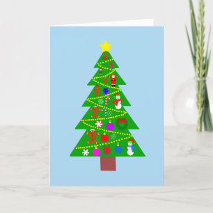 Arbre de Noël #1 Carte
