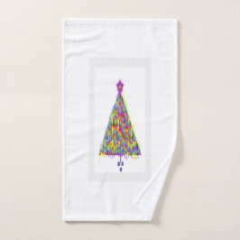 ARBRE DE NOËL AVEC ÉTOILE VIOLET