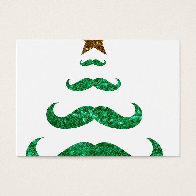 arbre de noël de la moustache (Devant)