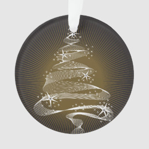 Arbre de Noël Étincelant Photo de Fête Élégante