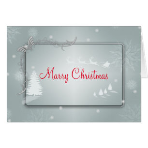 Arbre de Noël Joyeux Argent Argent avec Raideur