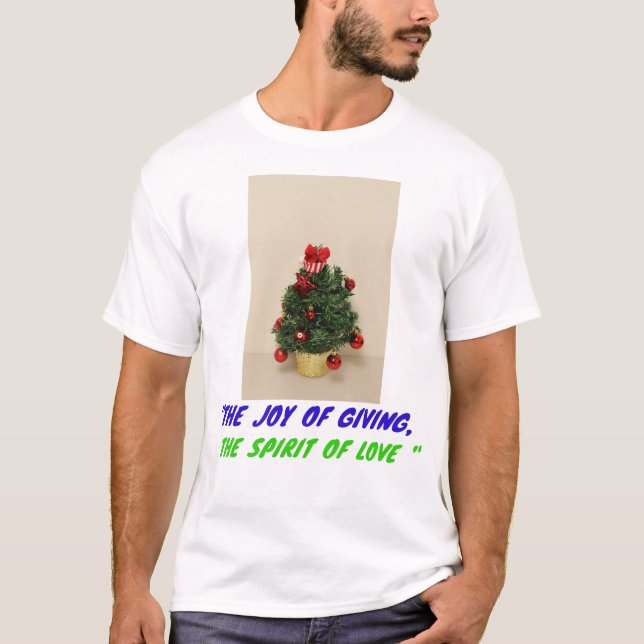 Arbre de Noël Logo design pour t-shirts (Devant)