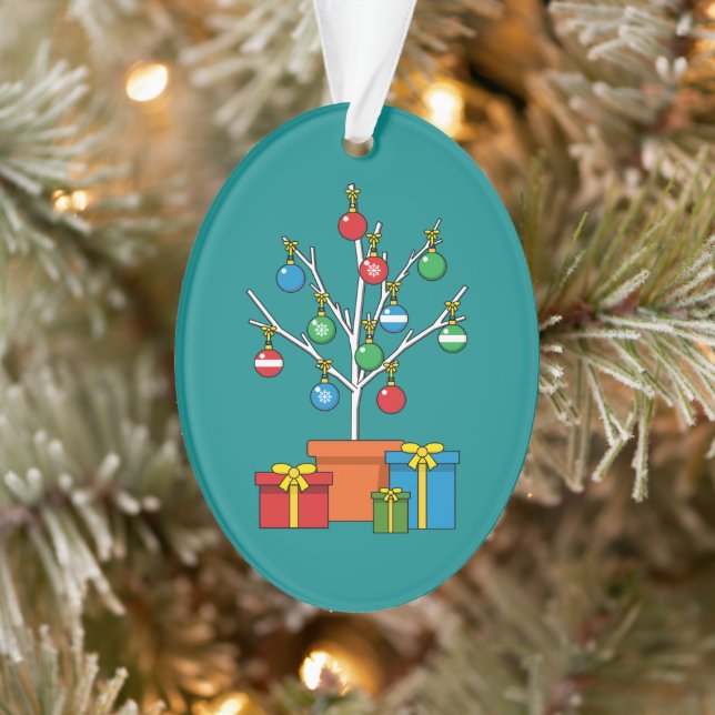 Arbre de Noël minimal avec présentation (Arbre)