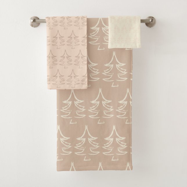Arbre de Noël Motif café Punch Blush Vanilla (En situation)