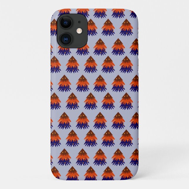 Arbre de Noël multicolore - iPhone 11 Coque (Dos)