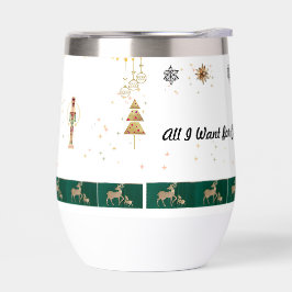 Arbre de Noël, neige, papier d'emballage pour cerf