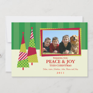 Arbre de Noël orné et Carte photo de cadre