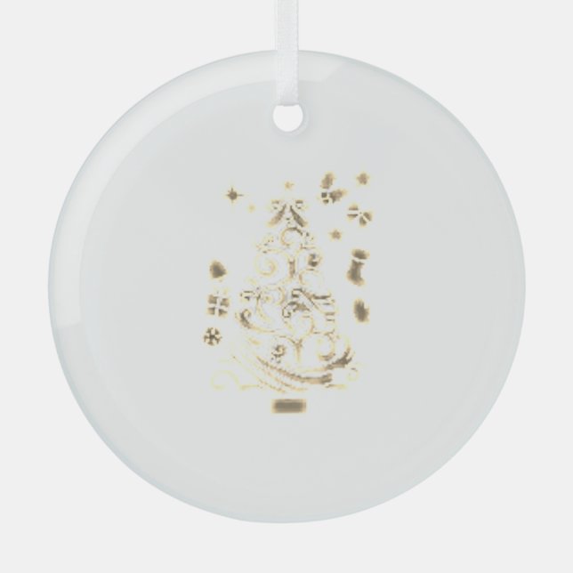 Arbre de Noël ornements art et design (Recto)