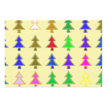 Arbre de Noël Papier d'emballage moderne