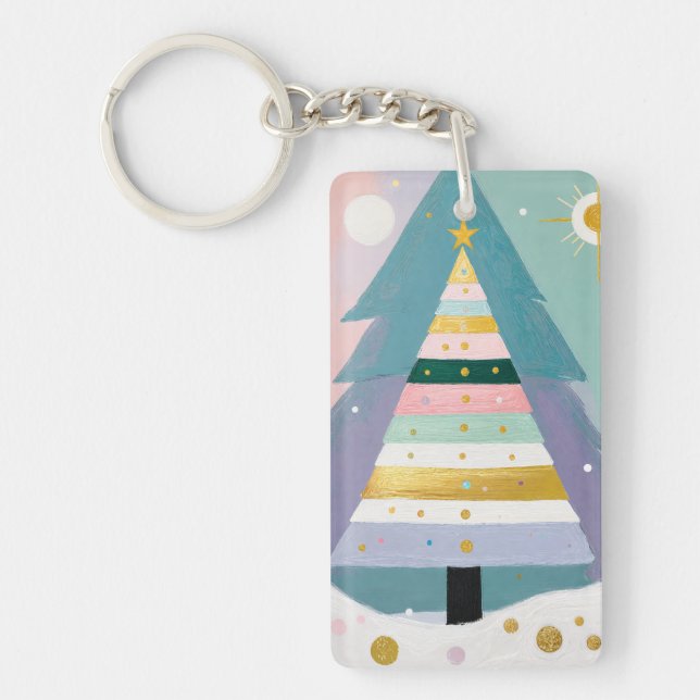 Arbre de Noël Pastel Céleste (Devant)