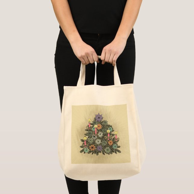 Arbre de Noël - Sac fourre-tout, Sac d'alimentatio (Devant (produit))
