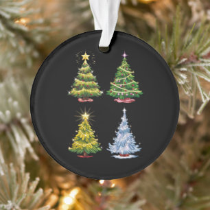 Arbre de Noël vert Fêtes de fin d'année Hiver