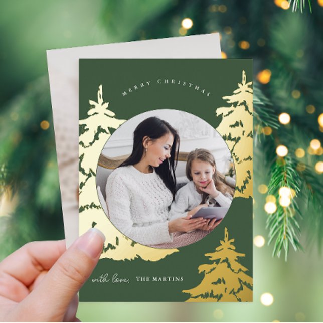 Arbre de Noël vert rustique Deux vacances photo (Créateur téléchargé)