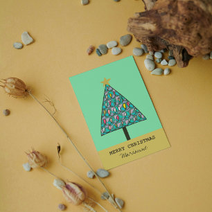 Arbre de Noël Whimsical avec lumière Invitation