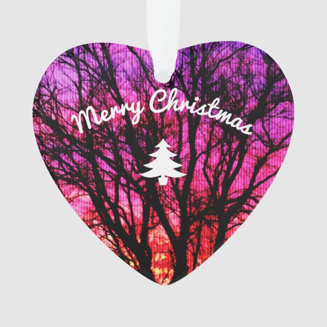 Arbre de soleil d'hiver - Arbre de Noël (devant)