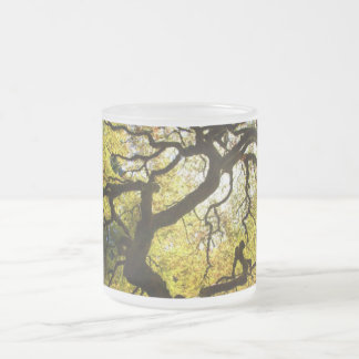 Arbre de tasse en verre givré de la vie