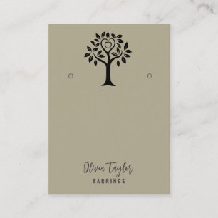 Arbre de vie Arbre spirituel Carte d'affichage bio