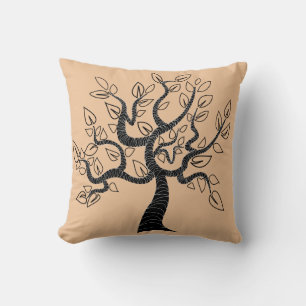 Arbre de vie Coussin beige ou choisir la couleur
