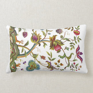 Arbre de vie Faux Jacobean Coussin de broderie