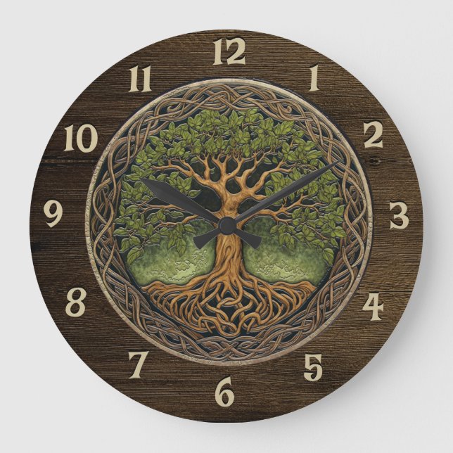 Arbre de vie grande horloge (Recto)