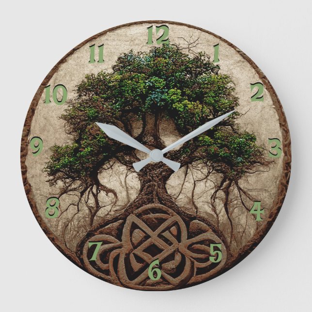 Arbre de vie grande horloge (Recto)