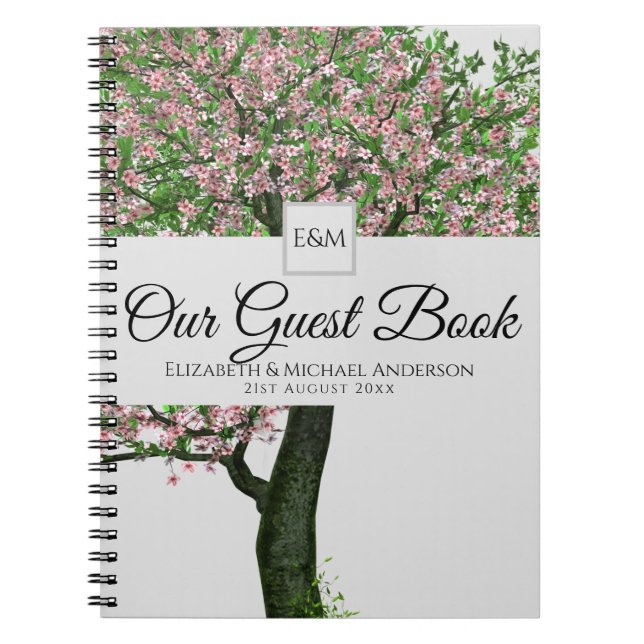 Arbre de vie Livre d'invité Mariage ou mémorial Au (Devant)