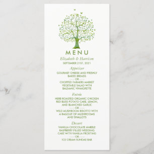 Arbre de vie, menu Mariage élégant