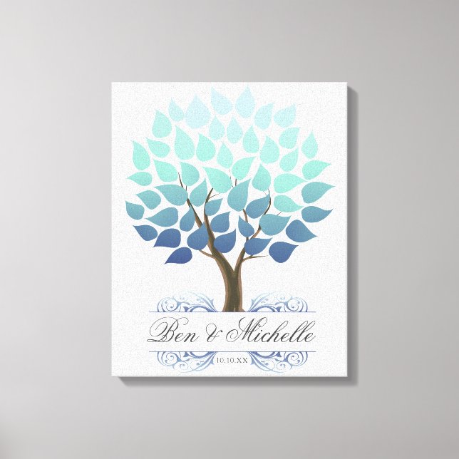 Arbre d'hiver - 50 Canvas Signature Livre d'or (Recto)