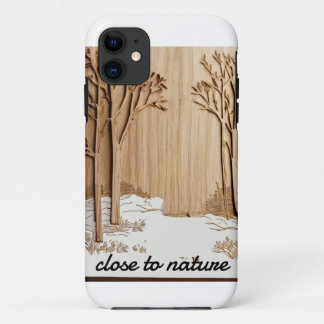 arbre en bois abstrait iPhone / coque ipad